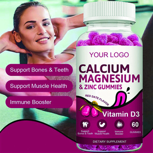 Complément de calcium et de magnésium, gommes au magnésium apaisantes pour enfants, gommes au magnésium <span class=keywords><strong>anti</strong></span>-<span class=keywords><strong>stress</strong></span> pour un meilleur sommeil - Product Image 3