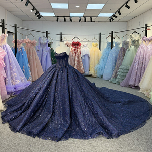 Robe de bal scintillante sans manches avec cristaux pour filles de 16 ans, modèle Quinceanera 20276 - Product Image 2