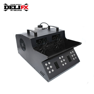 เครื่องพ่นหมอกแบบฟองสำหรับวันฮาโลวีน18ชิ้นไฟ LED RGB สร้างฟองอากาศที่เต็มไปด้วยหมอกจำนวนมากสำหรับพื้นเต้น - Product Image 6