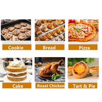Petit gaz professionnel commercial et cuisson électrique du pain simple Double pont boulanger four à pâtisserie équipement de boulangerie avec vapeur
