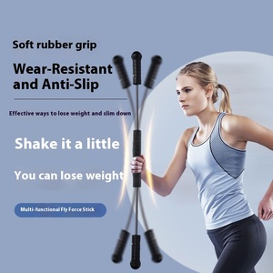 KUER seconda generazione elastico Bar Phyllis vibrazione muscolare volando tremore brucia grasso Feilishi Fitness Stick fibra di vetro TPR - Product Image 2