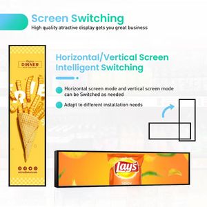 Écran LCD extensible Asianda de 64 pouces avec télécommande pour parking souterrain, magasin de détail et signalisation numérique d'ascenseur - Product Image 5