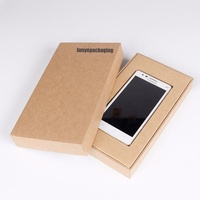 Étui de téléphone portable en papier kraft à impression personnalisée, boîte d'emballage en papier pour téléphone