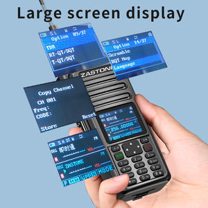 ZASTONE M9 Walkie Talkie 10W Radioamatore Ricetrasmittente Bibanda AM Banda Aerea Walkie-Talkie ad Alta Potenza CTCSS Radio FM - Product Image 3