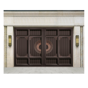 Maison Jardin Barrières de Sécurité de Luxe Grille Coulissante Balançoire Entrée Aluminium Porte Principale <span class=keywords><strong>en</strong></span> Fer Forgé Designs avec <span class=keywords><strong>Serrure</strong></span> Intelligente - Product Image 5