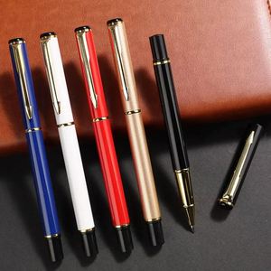 X1030-1 Customized Promotional Branded Luxury Business Heavy Weight Metal Roller Ball Point <b>Pen</b> with Custom Logo Gel Ink - Product Image 2