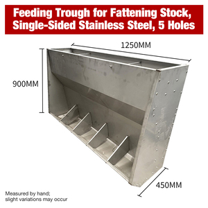 Trung Quốc thực hiện Pig trang trại thiết bị thép không gỉ double side tự động gieo <span class=keywords><strong>Feeder</strong></span> trough - Product Image 2