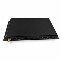 Boîtier de lecteur multimédia numérique Full HD 4K Wifi6 Ethernet Android 14 pour la publicité
