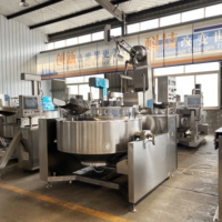 Machine à faire de la sauce caramel à contrôle de température précis, mélangeur planétaire pour confiserie turque, cuisinière à gaz, électrique ou à huile thermique