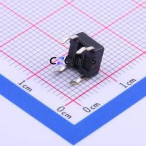 SKHHCQA010 Tactile Switch Through hole Component (THT)-4P,6x6mm Switch Single Pole Single Throw Round Button Through Hole 6mm - Product Image 2