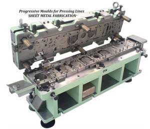 Lignes de pressage automatiques en acier inoxydable avec moteur pour moules progressifs, usinage à haute productivité - Product Image 1