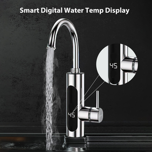 Robinet de cuisine instantané pour chauffe-eau électrique Robinet de cuisine, chauffage électrique sans réservoir avec mélangeur d'eau froide et chaude - Product Image 3