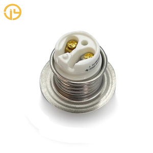 Portalámparas E17, portalámparas de cerámica con soporte, luz colgante LED personalizada disponible, base de luces para el hogar - Product Image 4