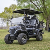 Dernier modèle de voiturette de golf 4 places dos à dos, batterie haute puissance 72V/150A, sièges disponibles, certifiée CE