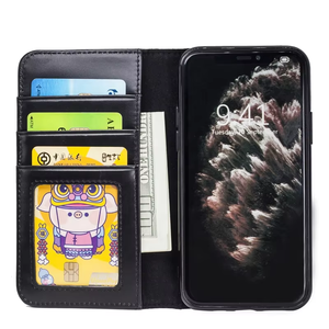 Nouvelle Arrivée Aarons : Étui Portefeuille Anti-Radiation EMF en Cuir Véritable de Luxe, Design Professionnel, Protection Intégrale 360° avec Emplacements pour Cartes - Product Image 1