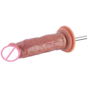Hismith 9.1 "yumuşak silikon titreşimli yapay penis titreşim ve rotasyon fonksiyonu KlicLok sistemi ile seks makinesi eki yapay penis - Product Image 4