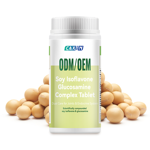 Tabletas de Complejo de Glucosamina con Isoflavonas de Soya de Alta Absorción, Cuidado Dual para Articulaciones y Sistema Endocrino, Alivio de la Menopausia, Soporte Óseo - Product Image 2