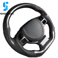 Volant chauffant personnalisé en fibre de carbone avec LED pour Lexus Is250/Is350/Ls430/GS350/ct200h F Sport 2013 2014 2015 2016 2017 2020