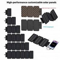 Panneaux solaires flexibles, banque d'alimentation solaire 10000mah 40000mah 30000mah 200000 Mah, chargeur solaire 50000mah