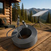 Câble de remplacement haute performance pour routeur Starlink Gen 2, CAT5E FTP blindé, connecteurs USB droits + coudés, 2m/30m