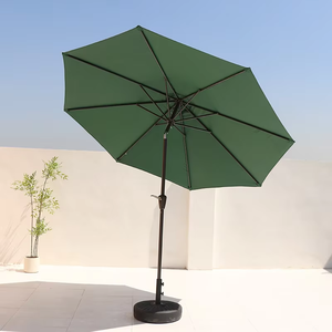 आउटडोर स्विच पैटियो सनशेड छाता टिटेबल स्टीयरिंग डिजाइन समुद्र तट दूध चाय की दुकान के लिए - Product Image 4