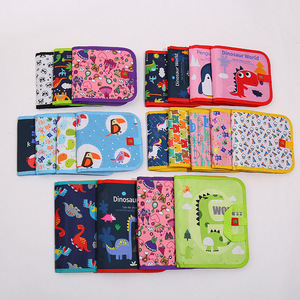 Xách tay hai mặt bảng đen cho trẻ em tự làm có thể giặt graffiti hoạt động Hội Đồng Quản trị tái sử dụng Vẽ & Màu cuốn sách cho trẻ em - Product Image 3