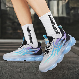 Chaussures de sport décontractées pour hommes, idéales pour la gym, la marche urbaine et les trajets quotidiens, avec empeigne en tissu durable, amorti neutre et semelle antidérapante pour l'automne - Product Image 5