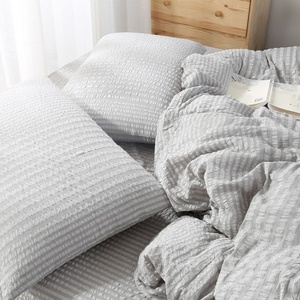 Home Series Ga Trải Giường Kẻ Sọc Cỡ Queen King Bộ Ga Trải Giường - Product Image 6