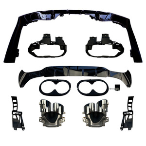 Alerón trasero Amp Z C118 con cuatro tubos de escape negros para Mercedes Benz Clase CLA CLA200 260 45 AMG - Product Image 2