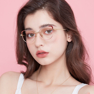 2024 diseño elegante ojo de gato gafas fotocromáticas hombres mujeres aleación gafas moda Anti <span class=keywords><strong>Blu</strong></span> <span class=keywords><strong>Ray</strong></span> TR90 gafas marcos ópticos de ordenador - Product Image 2