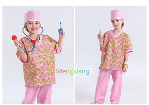 Disfraz <span class=keywords><strong>de</strong></span> médico para niños <span class=keywords><strong>de</strong></span> 3 a 8 años, juego <span class=keywords><strong>de</strong></span> disfraces con accesorios, trajes <span class=keywords><strong>de</strong></span> juego <span class=keywords><strong>de</strong></span> rol, uniforme <span class=keywords><strong>de</strong></span> cirujano y enfermera veterinaria - Product Image 6