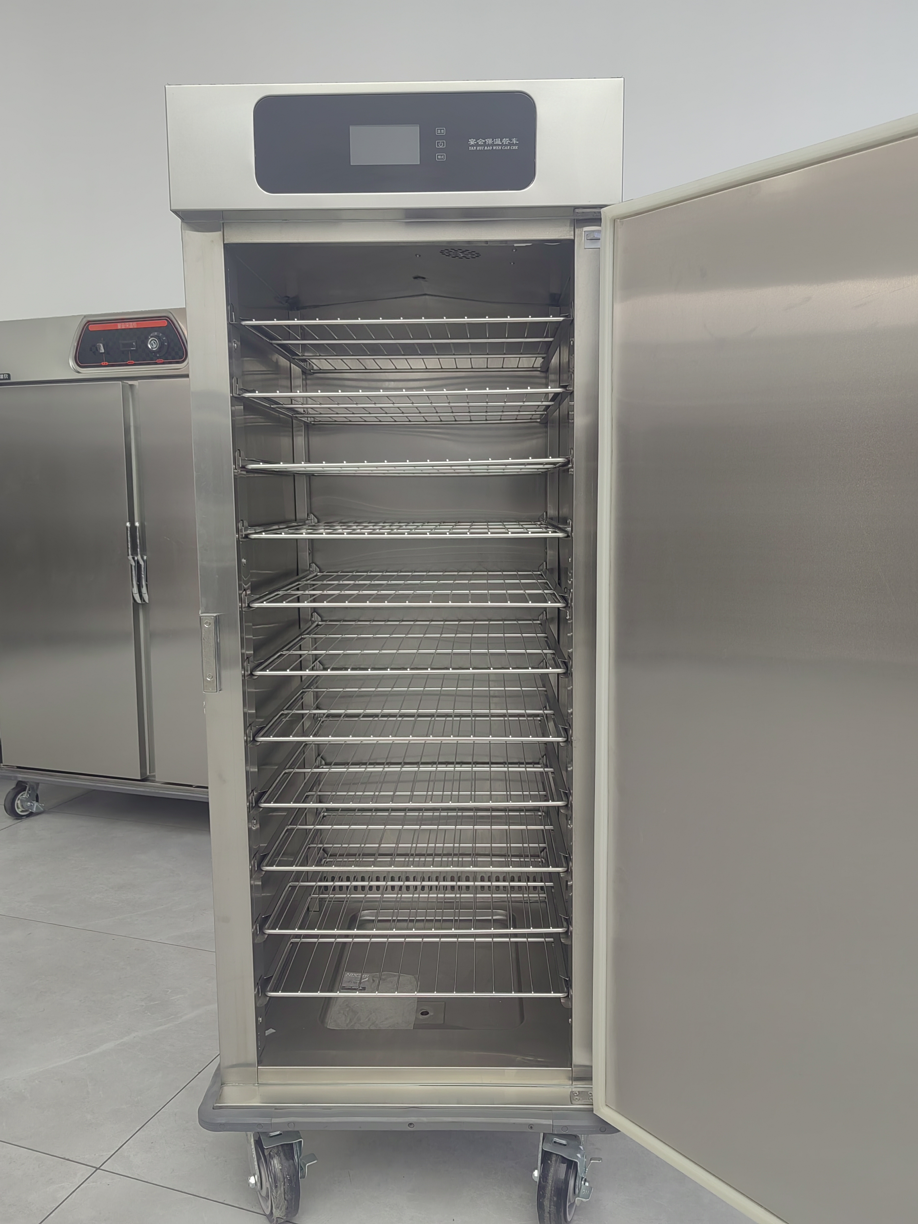 heated banquet cart