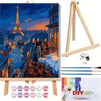 Unité de peinture à l'huile numérique personnalisée, Reproduction, emballage toile écologique, impression d'art abstrait, dhl, vente en gros, 22