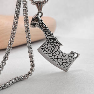 Opk Unique Hip-hop Trendy Versatile Bijoux Vente à Chaud Couteau de Cuisine Pendentif Collier Accessoires pour Hommes Anniversaire - Product Image 3