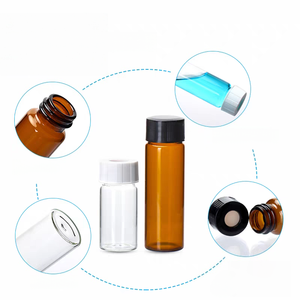 Col <span class=keywords><strong>à</strong></span> vis 5ml 4ml 8ml 10ml 12ml 15ml 20ml 40ml 30ml 50ml 60ml 100ml <span class=keywords><strong>Tube</strong></span> <span class=keywords><strong>à</strong></span> essai en <span class=keywords><strong>verre</strong></span> Flacon de réactif bouteilles avec bouchon en plastique - Product Image 2