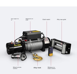 Winch 12V 20000lbs Winch 220V Winch for Sale - Product Image 2