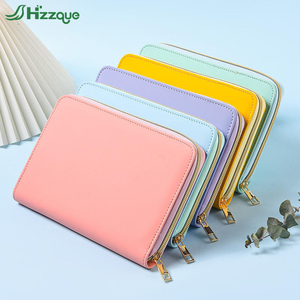 Carpeta de Cuero A5 Personalizada con Cierre, Cuaderno Bonito, Planificador de Presupuesto, <span class=keywords><strong>Cartera</strong></span>, Estilo Espiral de Hojas Sueltas, Uso Femenino, Cierre Personalizado - Product Image 6