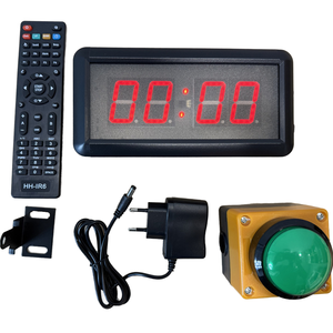 JoFomp Grande horloge murale numérique de 17,3 pouces, grand écran avec télécommande, réveil numérique avec température, DST, variateur, humidité, minuterie, lumière