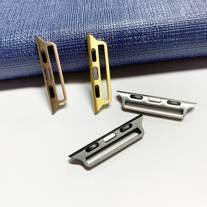 Adaptador de Conector Especial de Acero Inoxidable 316L de Diseño de Una Pieza para Correa de <span class=keywords><strong>Apple</strong></span> <span class=keywords><strong>Watch</strong></span> de 46mm <span class=keywords><strong>40mm</strong></span> 42mm 44mm 41mm 45mm - Product Image 2