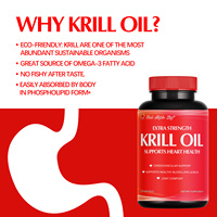Huile de Krill Antarctique Extra Forte en Gélules Molles, Soutien Cardiovasculaire et Articulaire