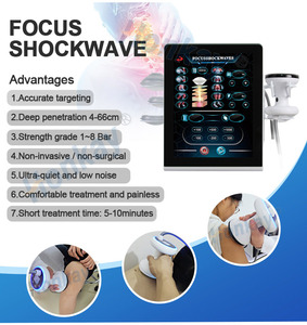 Máquina de Terapia de Ondas de Choque Enfocadas, Equipo de Ondas de Choque para Alivio del Dolor de Espalda, Rodilla y Hombro, Dispositivo de <span class=keywords><strong>Fisioterapia</strong></span> Clínica - Product Image 2