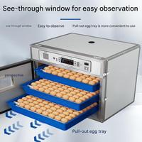 Incubateur d'œufs automatique 1232 œufs, double alimentation, pour usage agricole et commercial en couvoirs