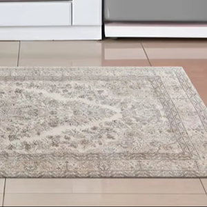 Alfombra Floral de medallón de tonos suaves, decoración de oficina pequeña de lujo, conjunto de alfombra turca de Anatolia para boda - Product Image 2