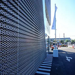 ACEPLATE 자동 4S 상점 특색지어진 벽 훈장 물자 물결 모양 금속 패널