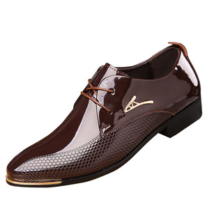 Chaussures habillées en cuir respirantes pour hommes, style britannique haut de gamme, à bout pointu, pour l'été, idéales pour les affaires et les mariages - Product Image 4