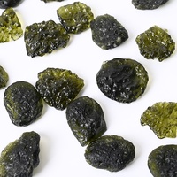 Pierre de guérison en météorite tchèque Offre Spéciale, pierre de cristal Moldavite pour pendentif en cristal