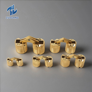 Петли для скрытых коробок, невидимые петли для мебели, скрытые латунные шарниры для бочек, угол открытия 180 градусов для шкатулки, ручной работы - Product Image 4