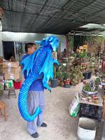 Marionnettes artisanales en Silicone, taille réelle, réaliste, dinosaure, Dragon, jouets avec son, nouvelle collection 2023