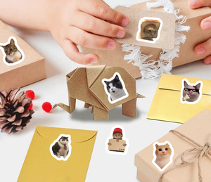 Factory Customized Eco-friendly <strong>Food</strong> Grade Adhesive Vinyl Round Sticker <strong>Roll</strong> <strong>Labels</strong> with <strong>Custom</strong> Brand Name and Logo <strong>Printing</strong> - Product Image 3