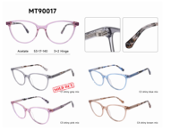 Lunettes de vue rétro œil de chat MT90017, montures en acétate, personnalisables avec logo pour femmes